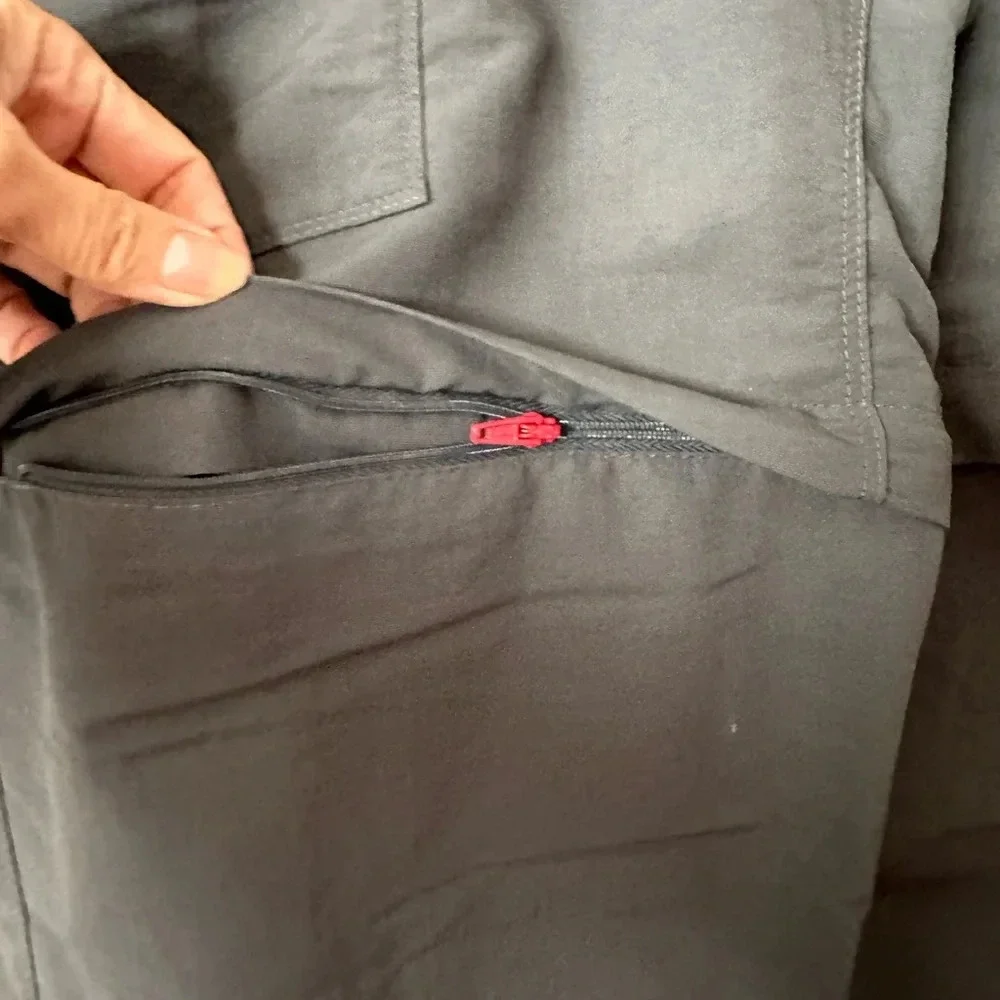 THE NORTH FACE Convertible Women’s Outdoor Active Athletic Gray Pants Size 4 - Picture 7 of 11